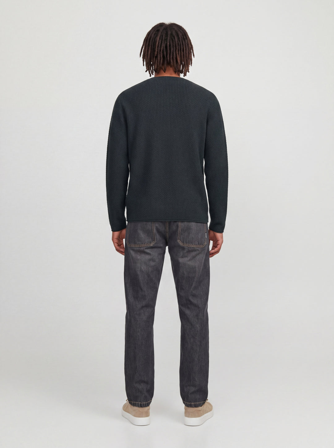 JPRBLUMASON KNIT CREW NECK SN, Scarab/Twist 177578001 Bild 5