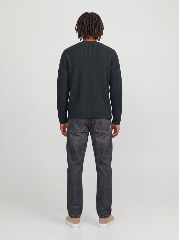 JPRBLUMASON KNIT CREW NECK SN, Scarab/Twist 177578001 Bild 5