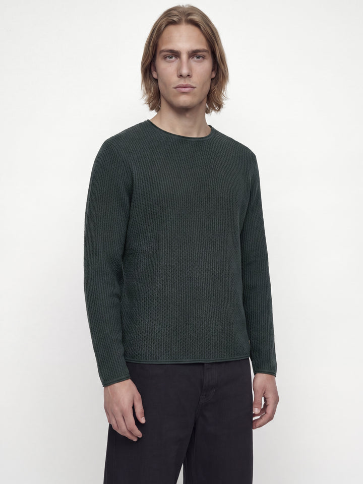 JPRBLUMASON KNIT CREW NECK SN, Scarab/Twist 177578001 Bild 5