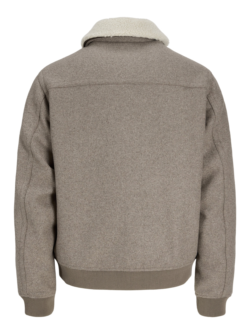 JPRBLUMELVIN WOOL BLEND BOMBER, Greige 176595 Bild 2