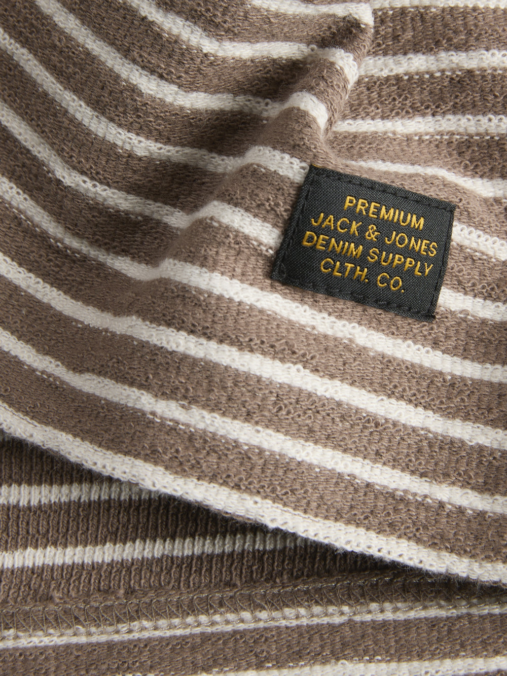 JPRBLUNATHAN STRIPED LS TEE, Walnut 176621 Bild 2