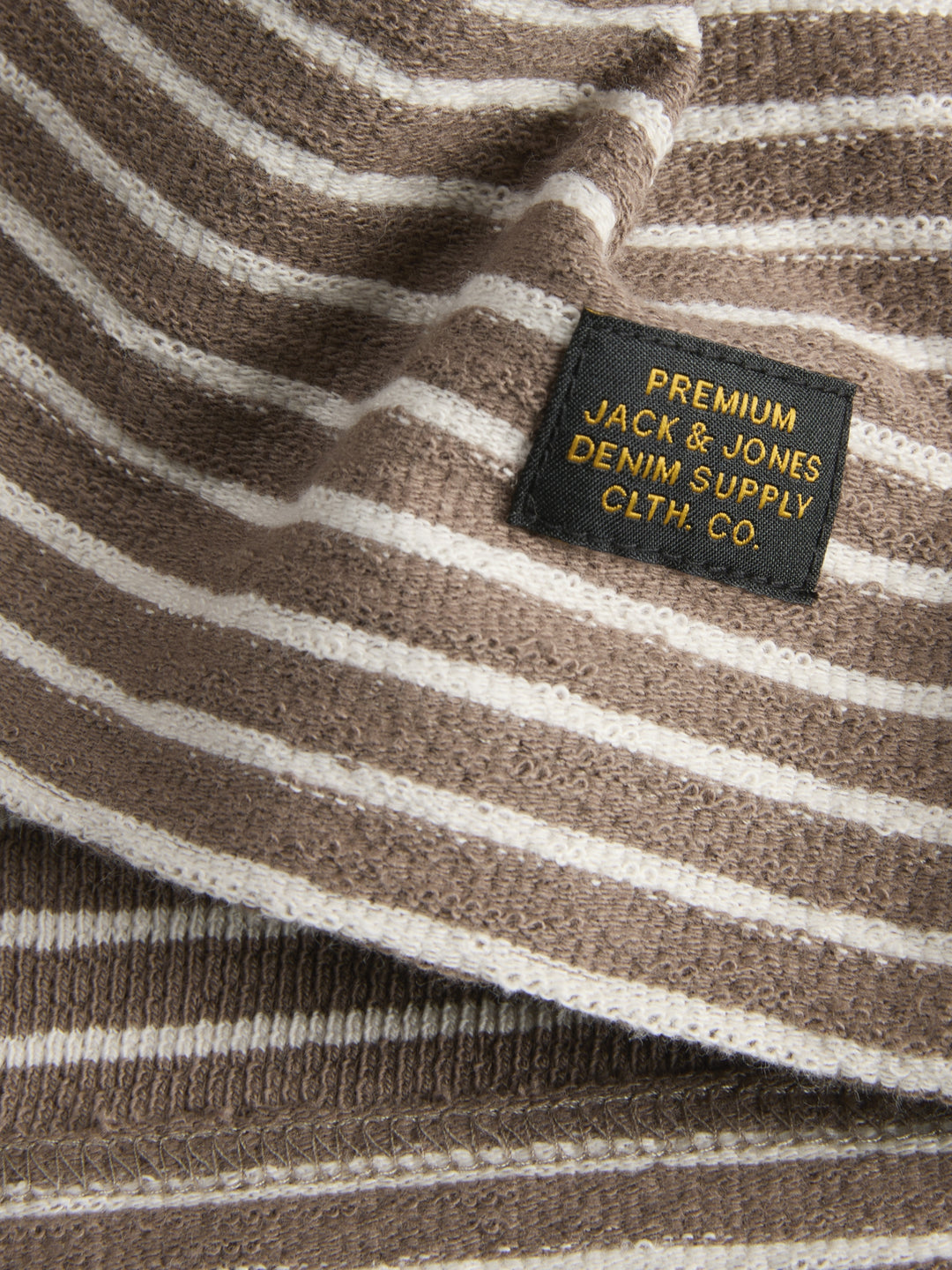 JPRBLUNATHAN STRIPED LS TEE, Walnut 176621 Bild 2
