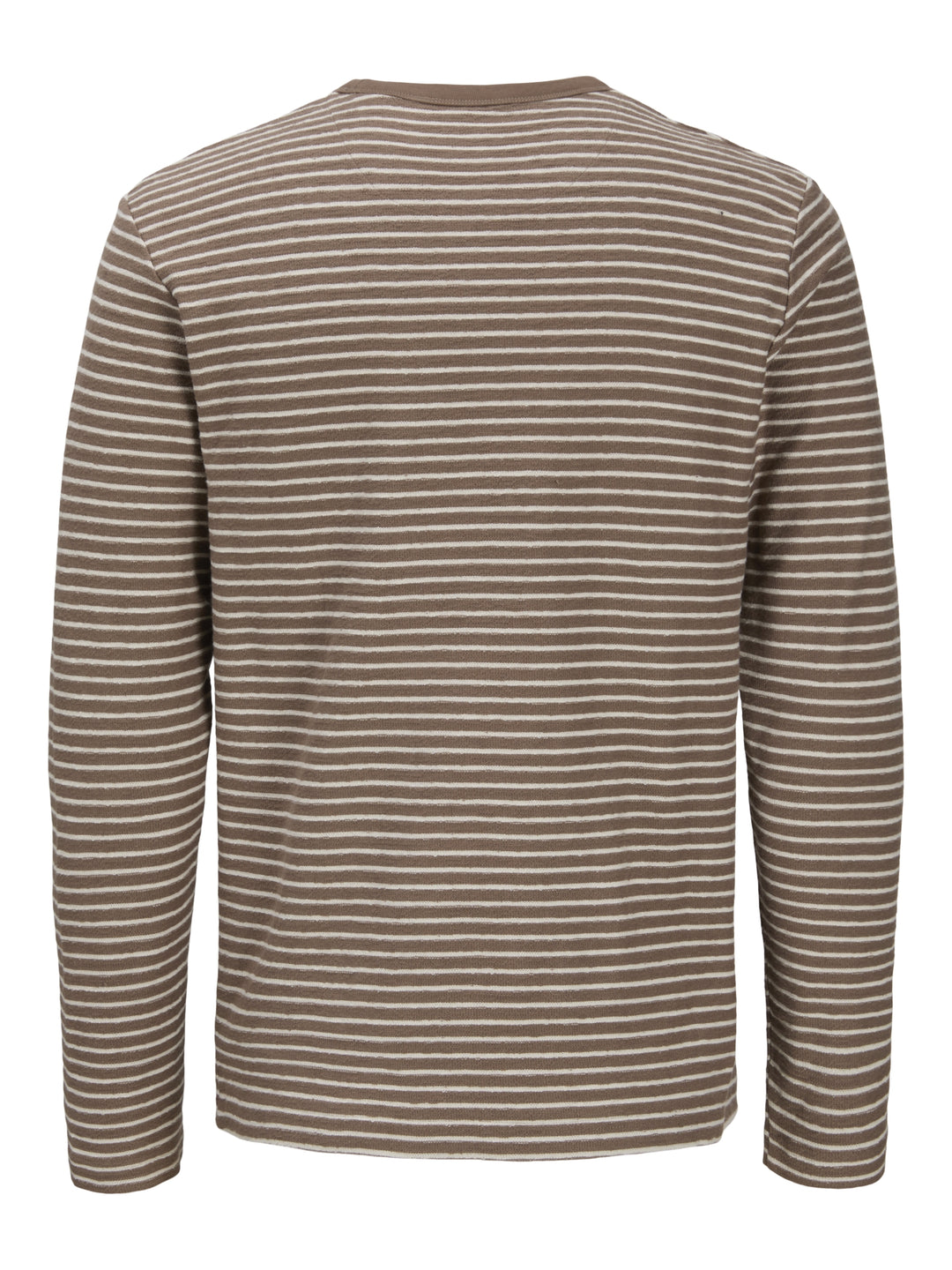 JPRBLUNATHAN STRIPED LS TEE, Walnut 176621 Bild 4