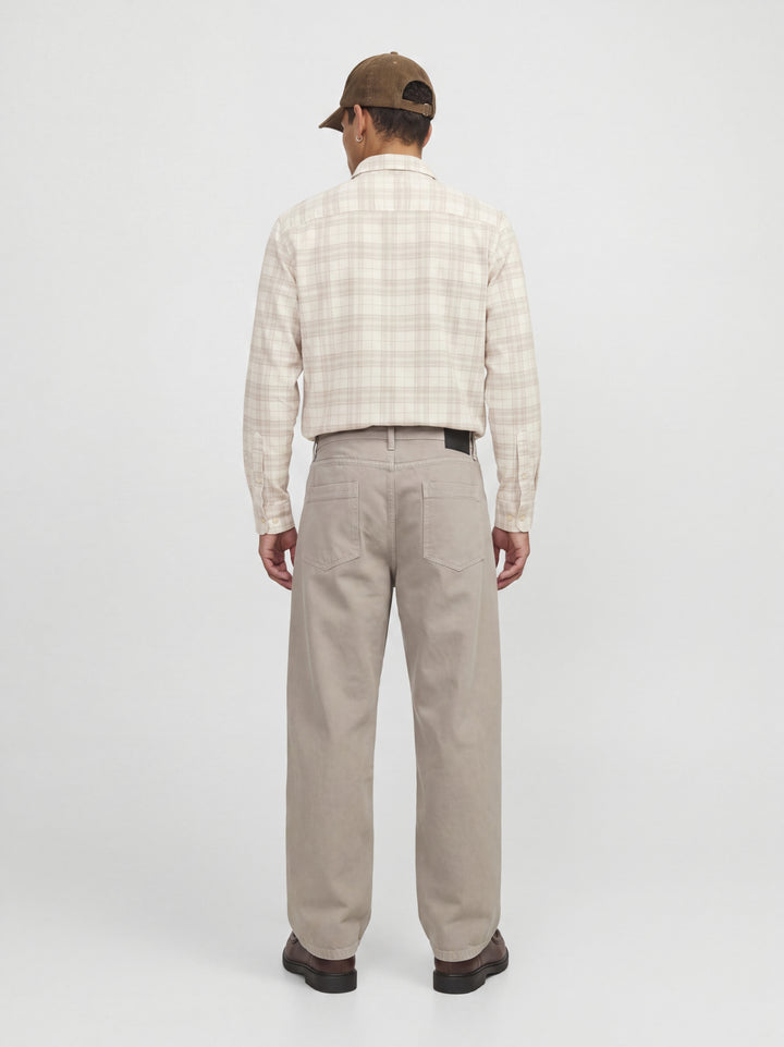 JPRBLURAY CORDUROY L/S SHIRT, Plaza Taupe/Check 176656001 Bild 5