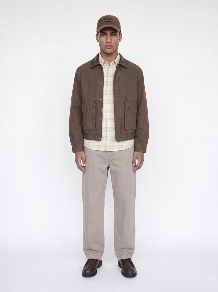 JPRBLURAY CORDUROY L/S SHIRT, Plaza Taupe/Check 176656001 Bild 6