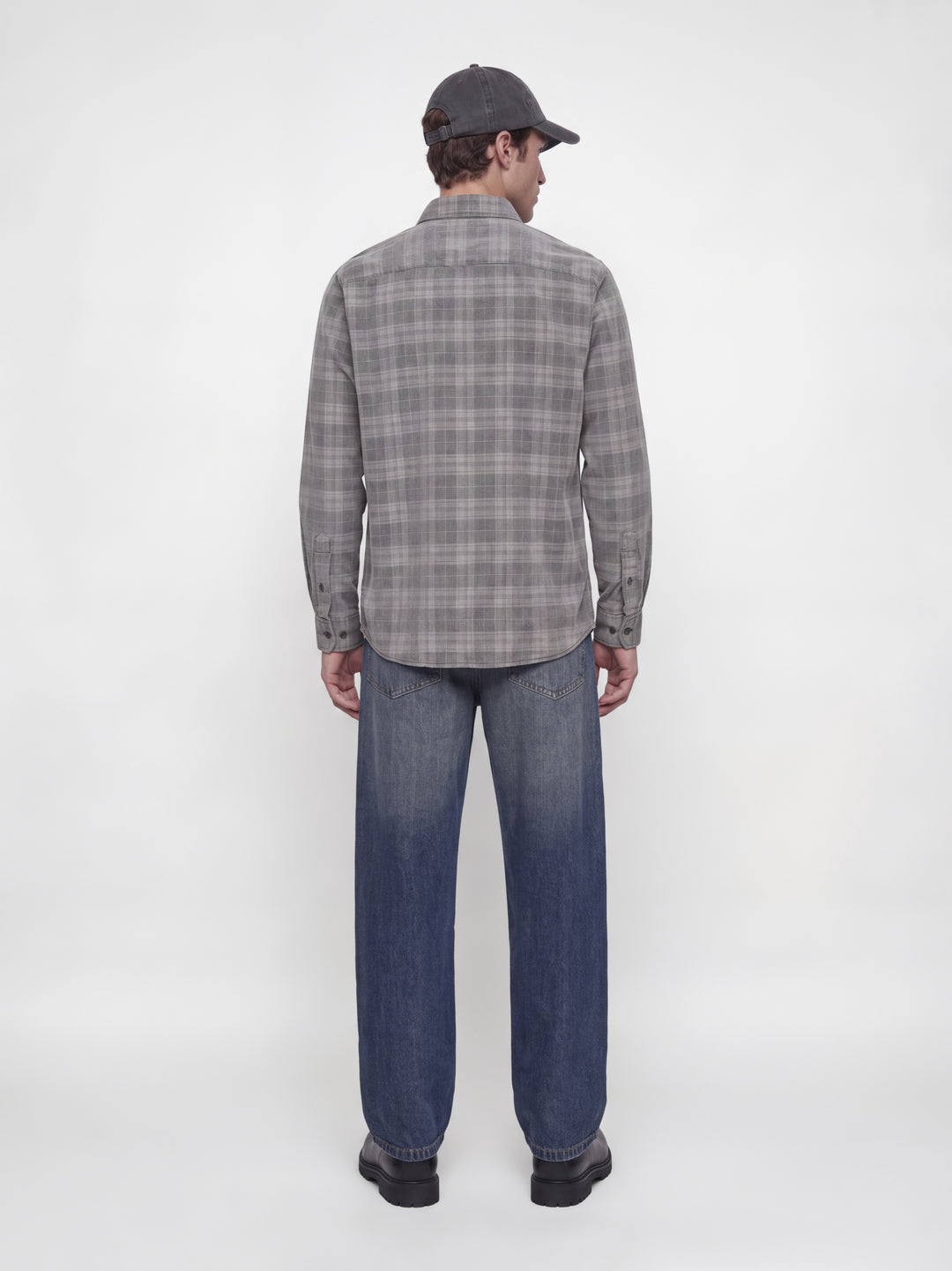 JPRBLURAY CORDUROY L/S SHIRT, Black/Check 178012001 Bild 5