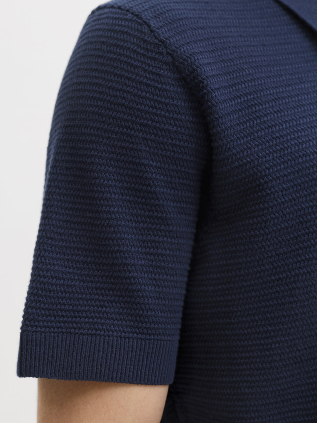 JPRBLURILEY KNIT POLO SS SN, Sky Captain 175917 Bild 3