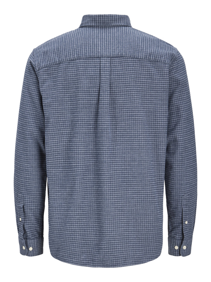 JPRBLUSTANLEY FLANNEL L/S SHIRT BF, Estate Blue 175820 Bild 2