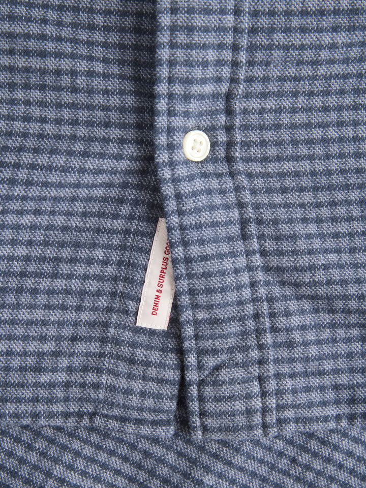 JPRBLUSTANLEY FLANNEL L/S SHIRT BF, Estate Blue 175820 Bild 4