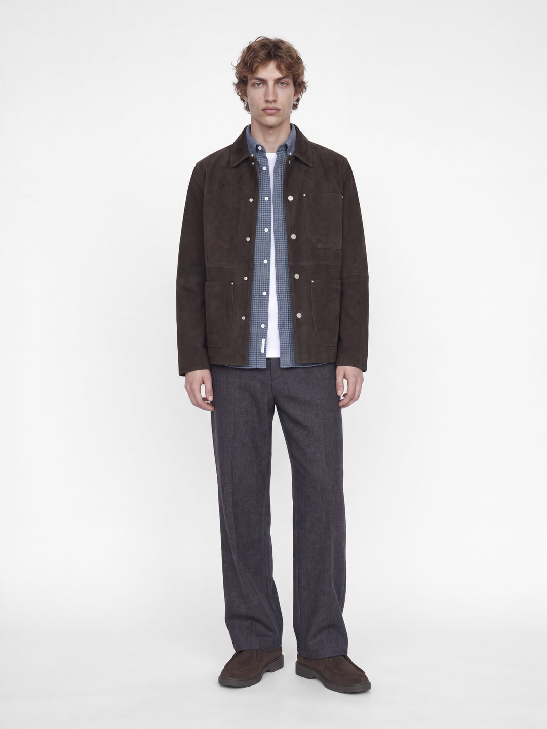 JPRBLUSTANLEY FLANNEL L/S SHIRT BF, Estate Blue 175820 Bild 5