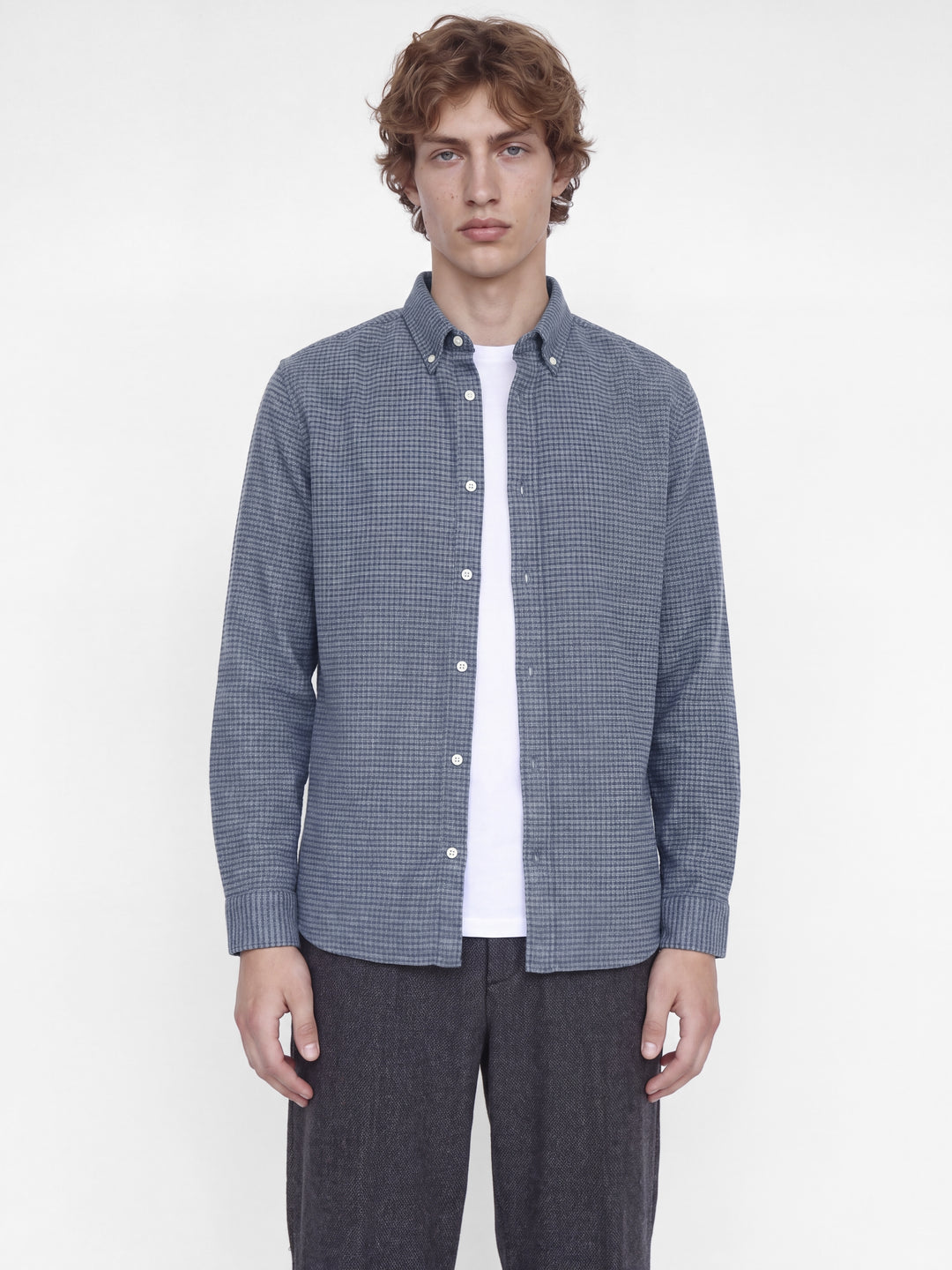 JPRBLUSTANLEY FLANNEL L/S SHIRT BF, Estate Blue 175820 Bild 6