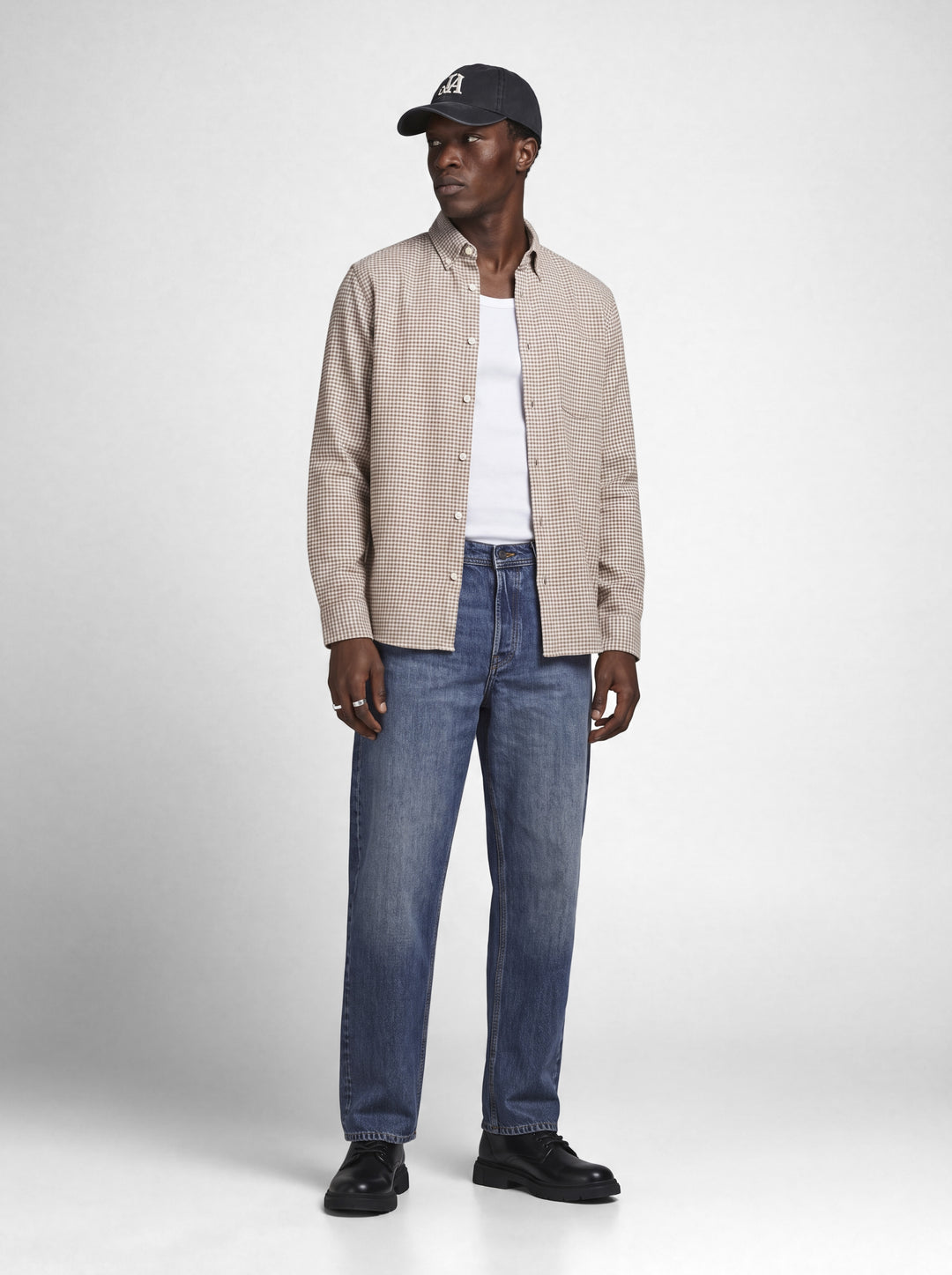 JPRBLUSTANLEY FLANNEL L/S SHIRT BF, Dove 176561 Bild 8