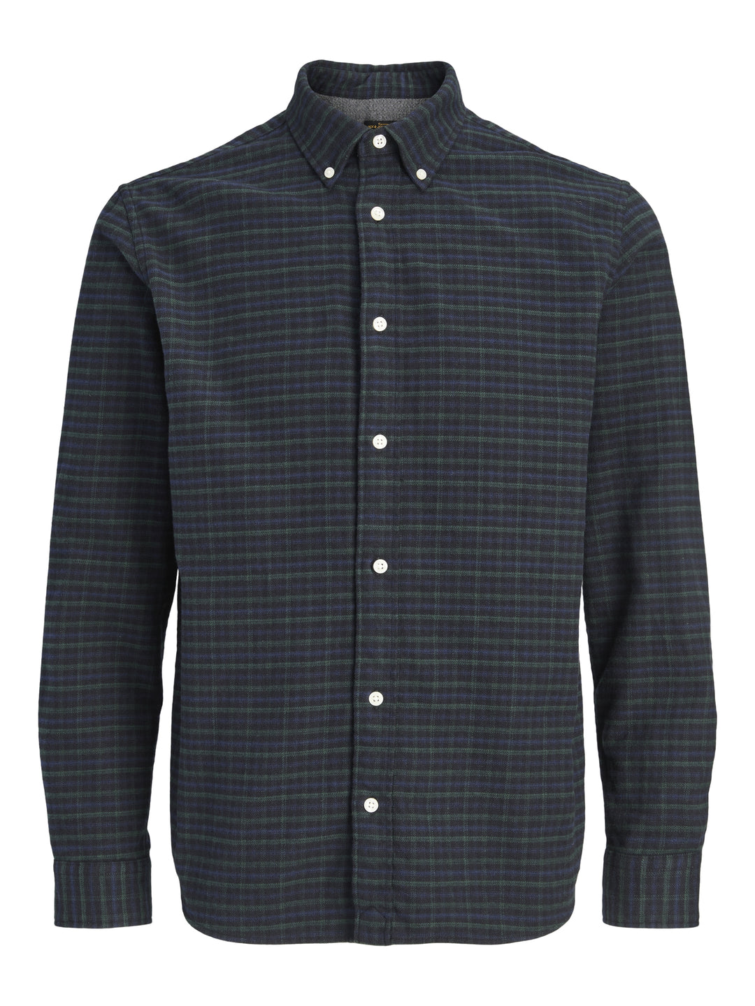 JPRBLUSTANLEY FLANNEL L/S SHIRT BF, Scarab 177578 Bild 1