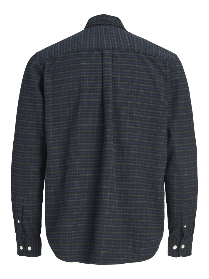 JPRBLUSTANLEY FLANNEL L/S SHIRT BF, Scarab 177578 Bild 2