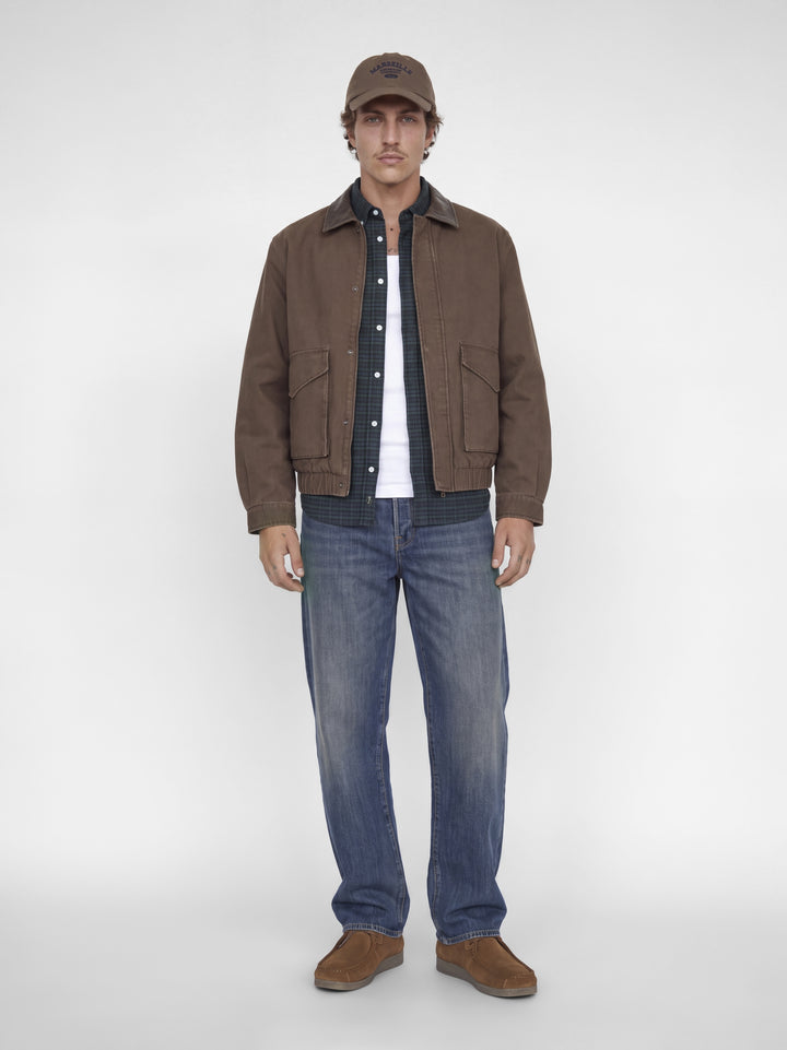 JPRBLUSTANLEY FLANNEL L/S SHIRT BF, Scarab 177578 Bild 6
