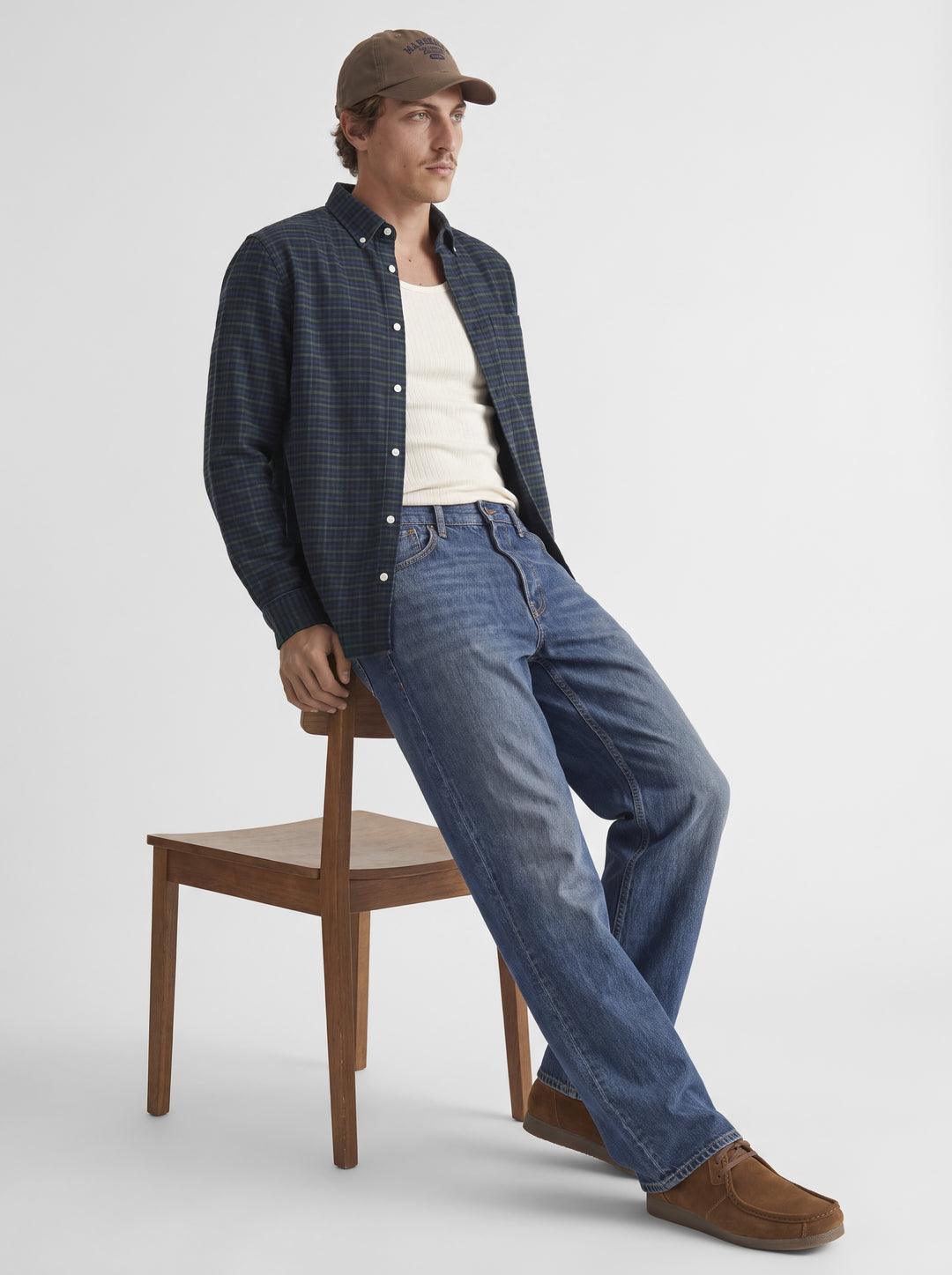 JPRBLUSTANLEY FLANNEL L/S SHIRT BF, Scarab 177578 Bild 8