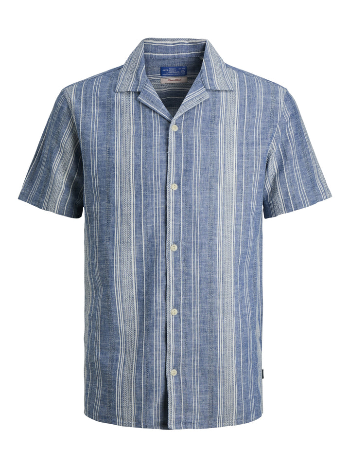 JPRBLUSUMMER LIN. BLEN DOBBY SS SHI, Ashley Blue/REGULAR FIT 175719004 Bild 1