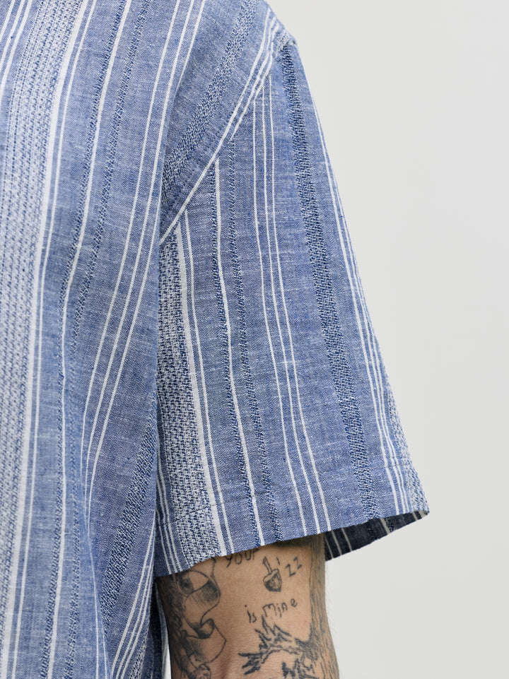 JPRBLUSUMMER LIN. BLEN DOBBY SS SHI, Ashley Blue/REGULAR FIT 175719004 Bild 3