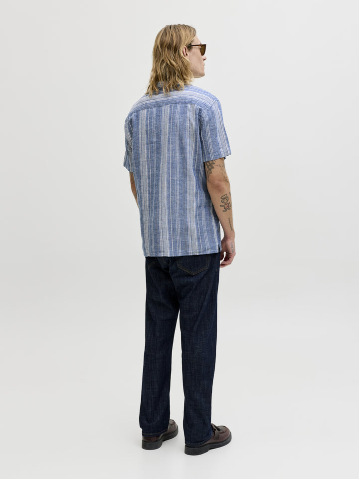 JPRBLUSUMMER LIN. BLEN DOBBY SS SHI, Ashley Blue/REGULAR FIT 175719004 Bild 5