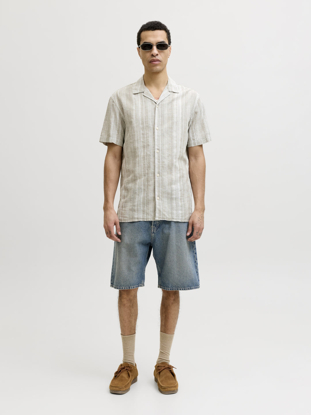 JPRBLUSUMMER LIN. BLEN DOBBY SS SHI, Mermaid/REGULAR FIT 176616004 Bild 7