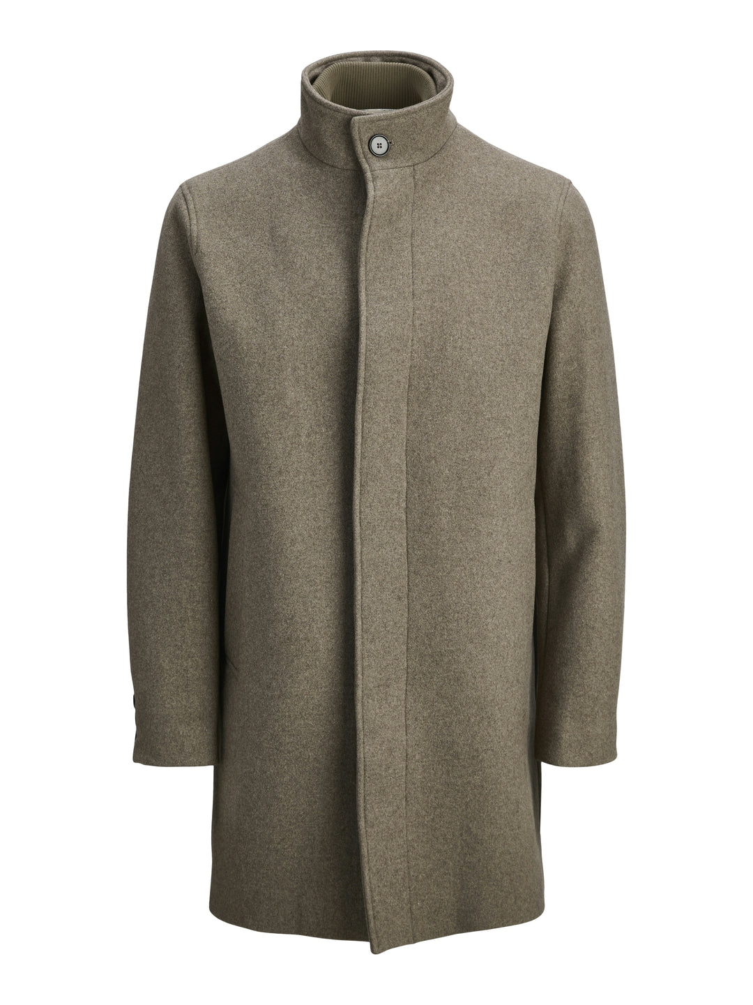JPRCCKEITH WOOL BLEND STANCOLLAR CO, Greige 176595 Bild 1