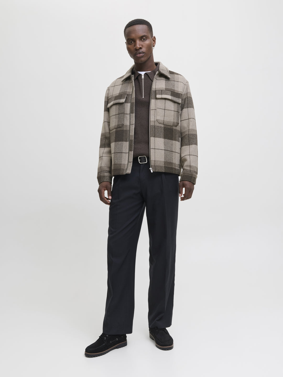 JPRCCRUSSEL WOOL BLEND JACKET SN, Brindle/CHECK 176539001 Bild 4