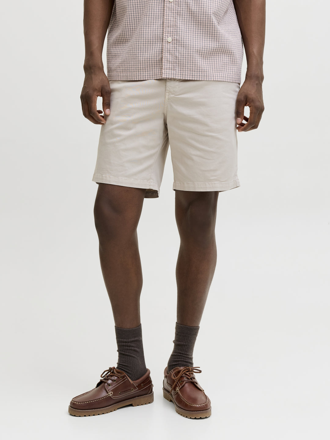 JPSTACE VANCE CHINO SHORTS REG SN, Pumice Stone 176659 Bild 3