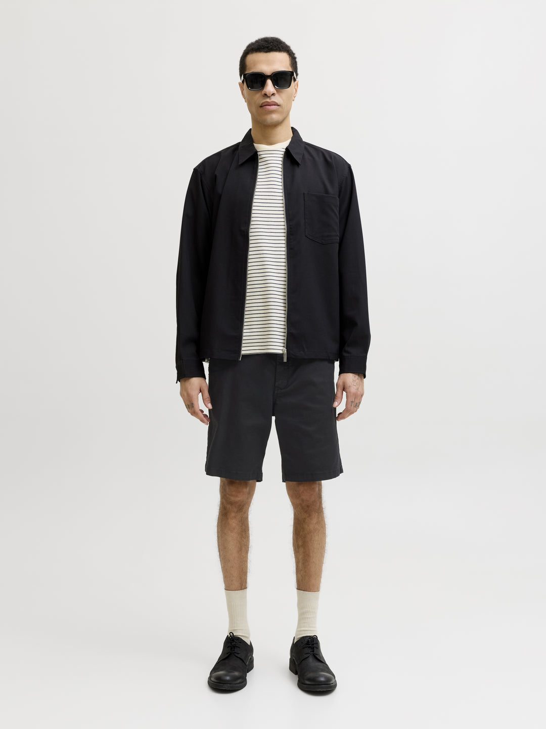 JPSTACE VANCE CHINO SHORTS REG SN, Black 178012 Bild 4