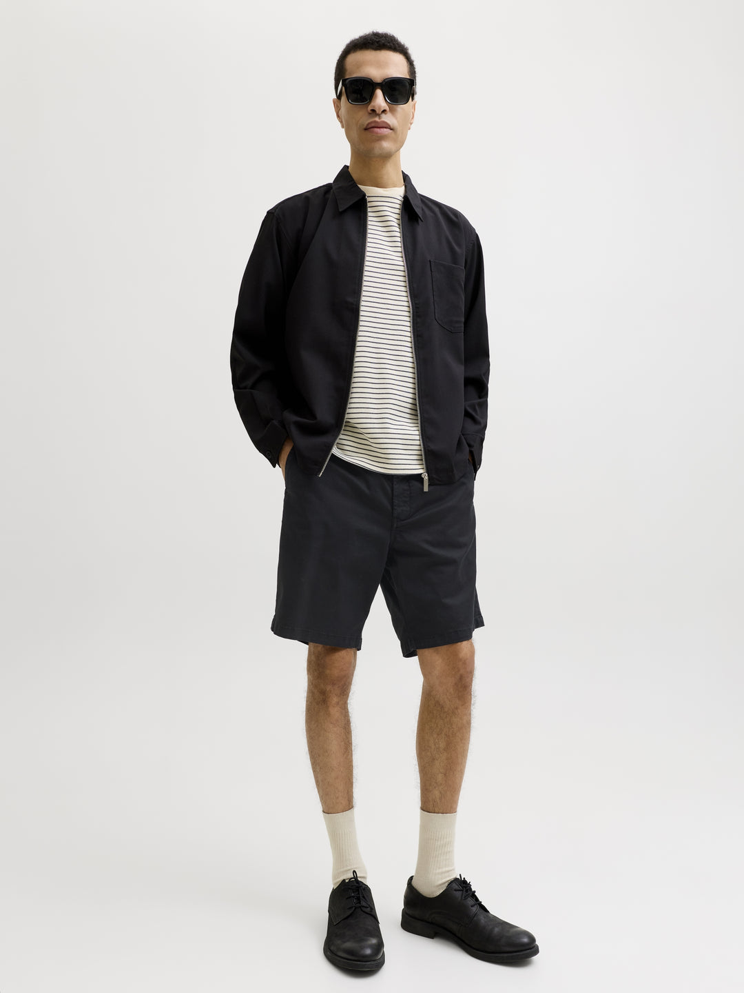 JPSTACE VANCE CHINO SHORTS REG SN, Black 178012 Bild 7