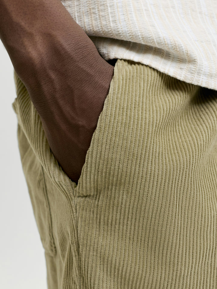 JPSTBILL CORDUROY JOGGER SHORTS REG, Aloe 176101 Bild 4