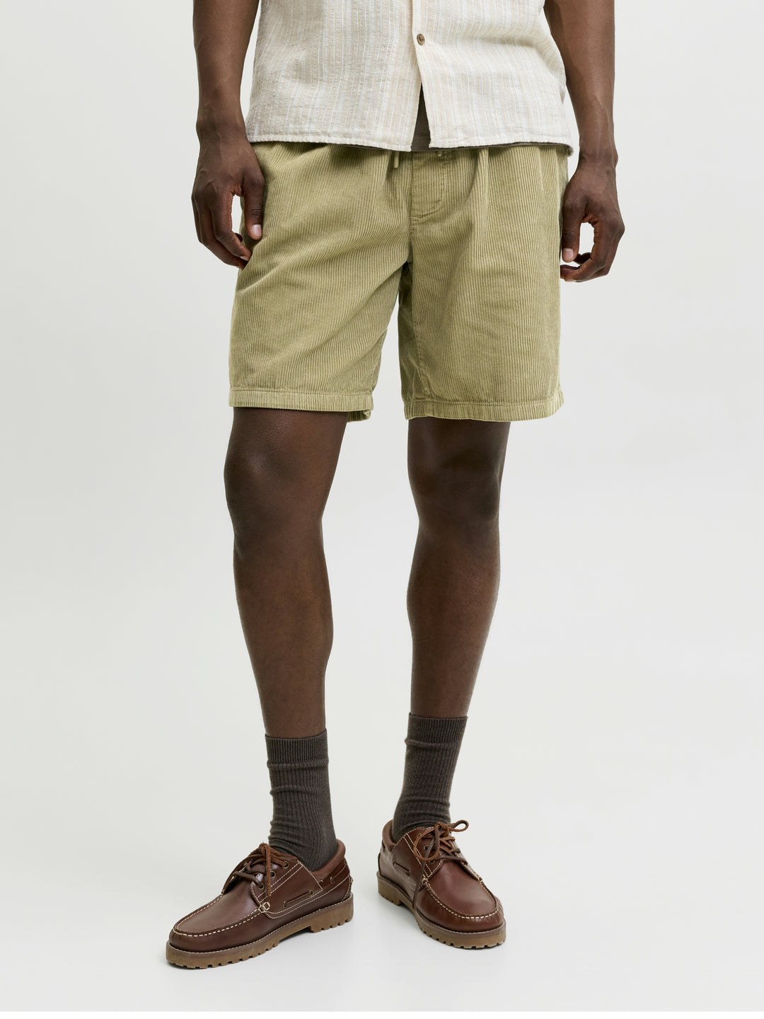 JPSTBILL CORDUROY JOGGER SHORTS REG, Aloe 176101 Bild 5