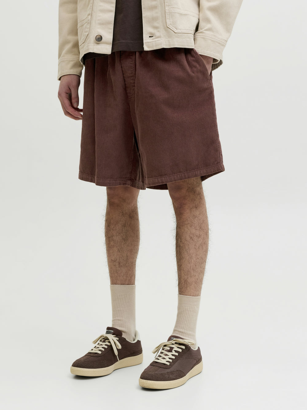 JPSTBILL CORDUROY JOGGER SHORTS REG, Bitter Chocolate 177094 Bild 2