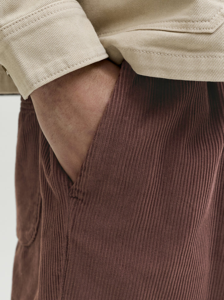 JPSTBILL CORDUROY JOGGER SHORTS REG, Bitter Chocolate 177094 Bild 6