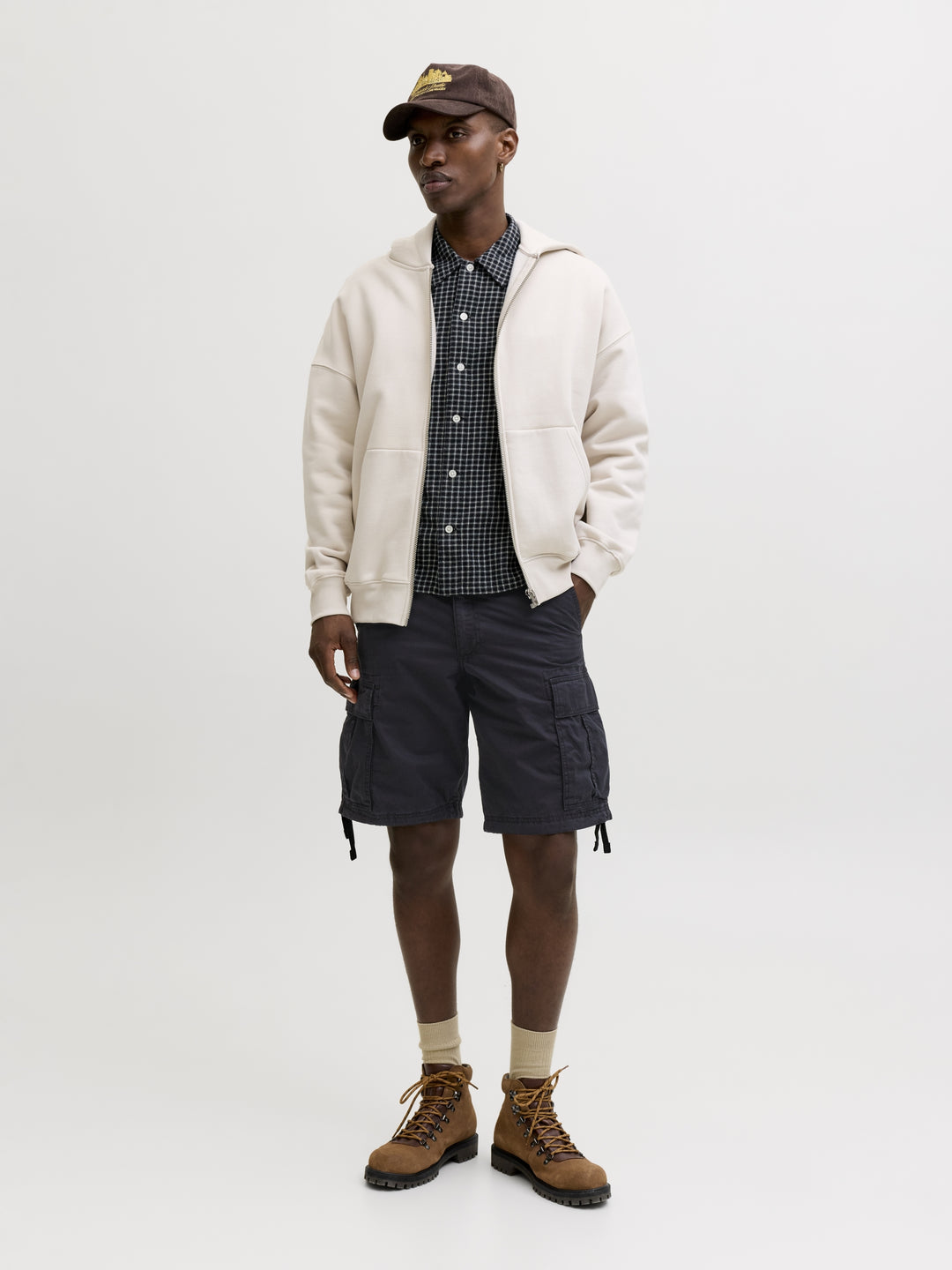 JPSTCOLE FRANK CARGO SHORTS MID SN, Black 178012 Bild 7