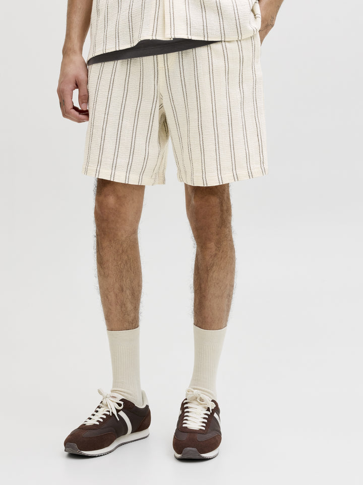 JPSTJAIDEN COBA STRIPE JOG SHORTS R, Antique White/Stripes 177620001 Bild 3
