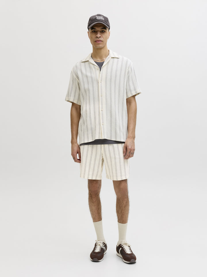 JPSTJAIDEN COBA STRIPE JOG SHORTS R, Antique White/Stripes 177620001 Bild 7