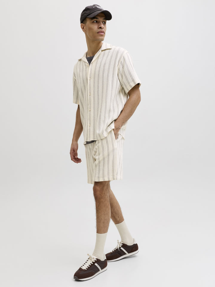 JPSTJAIDEN COBA STRIPE JOG SHORTS R, Antique White/Stripes 177620001 Bild 8