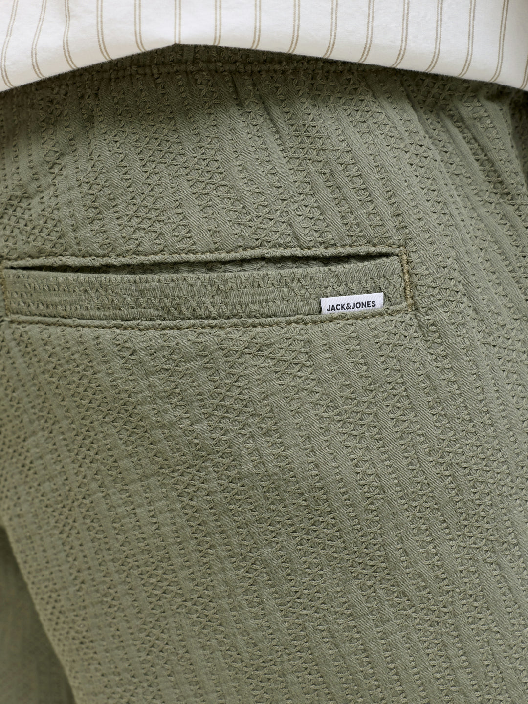 JPSTJAIDEN WAVY JOGGER SHORT REG SN, Vetiver 176725 Bild 4