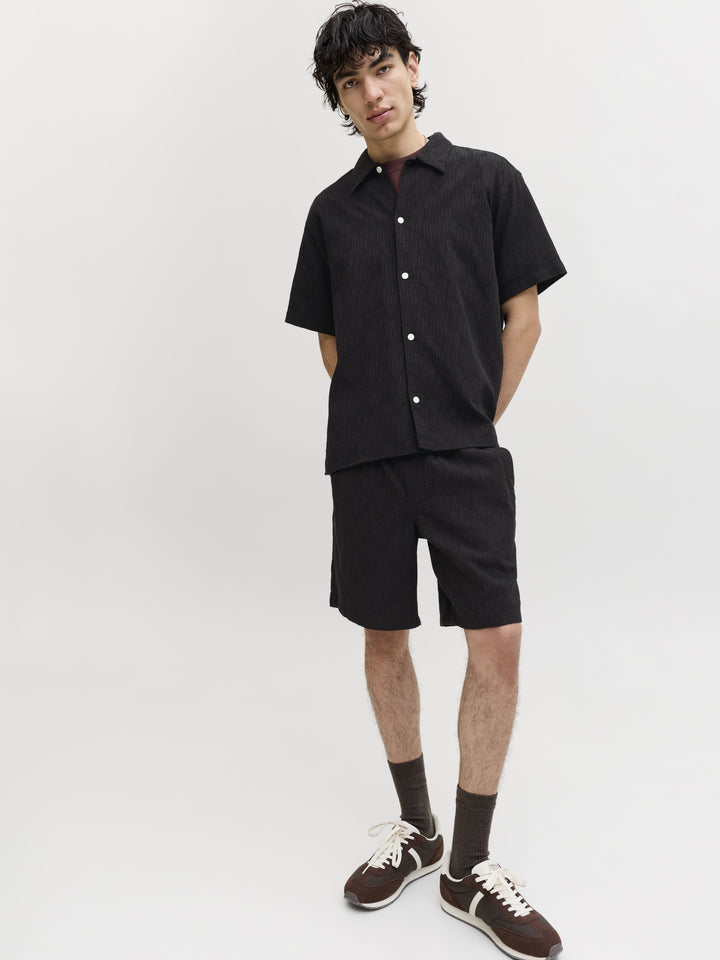 JPSTJAIDEN WAVY JOGGER SHORT REG SN, Black 178012 Bild 8