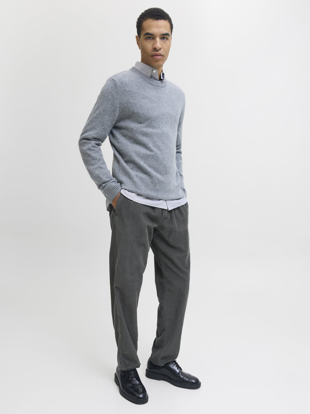 JPSTKANE CORDUROY JOGGER SN, Castlerock 176540 Bild 8