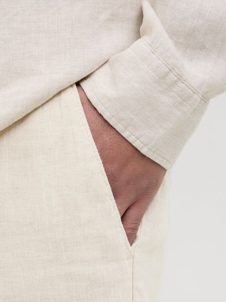 JPSTKARL LAWRENCE LINEN CHINO SN, Silver Lining 176688 Bild 8