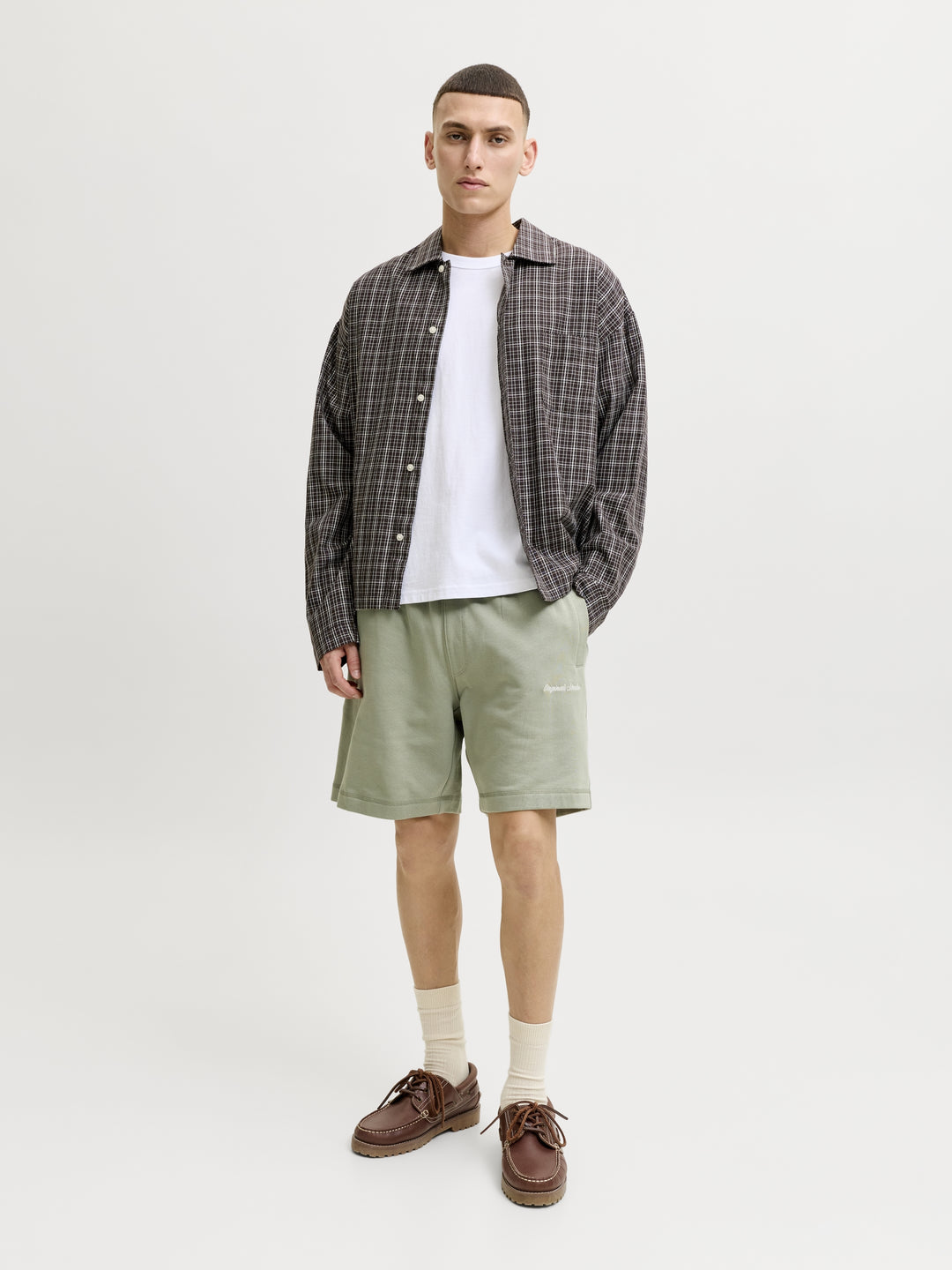 JPSTKARL NORREBRO SWEAT SHORTS REG, Seagrass 176290 Bild 7