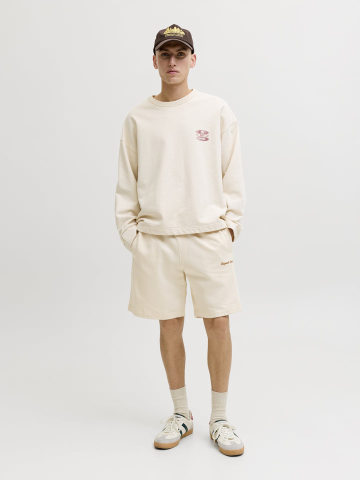 JPSTKARL NORREBRO SWEAT SHORTS REG, Antique White 177620 Bild 5