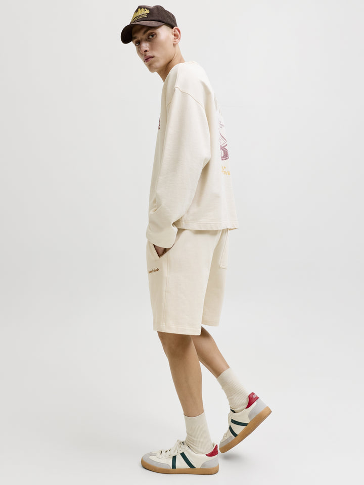 JPSTKARL NORREBRO SWEAT SHORTS REG, Antique White 177620 Bild 8