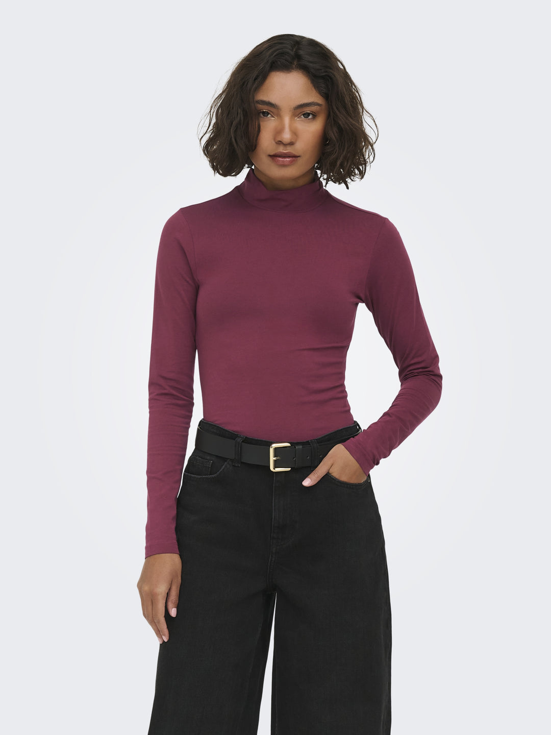 JDYAVA NEW TURTLENECK TOP JRS NOOS, Windsor Wine 193785 Bild 4