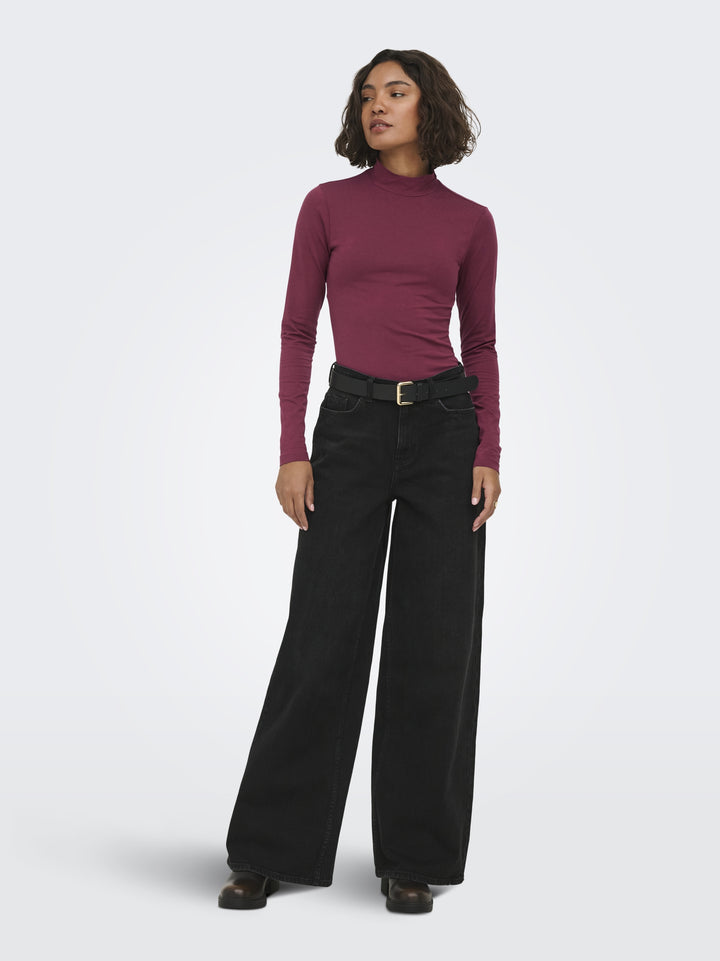 JDYAVA NEW TURTLENECK TOP JRS NOOS, Windsor Wine 193785 Bild 6