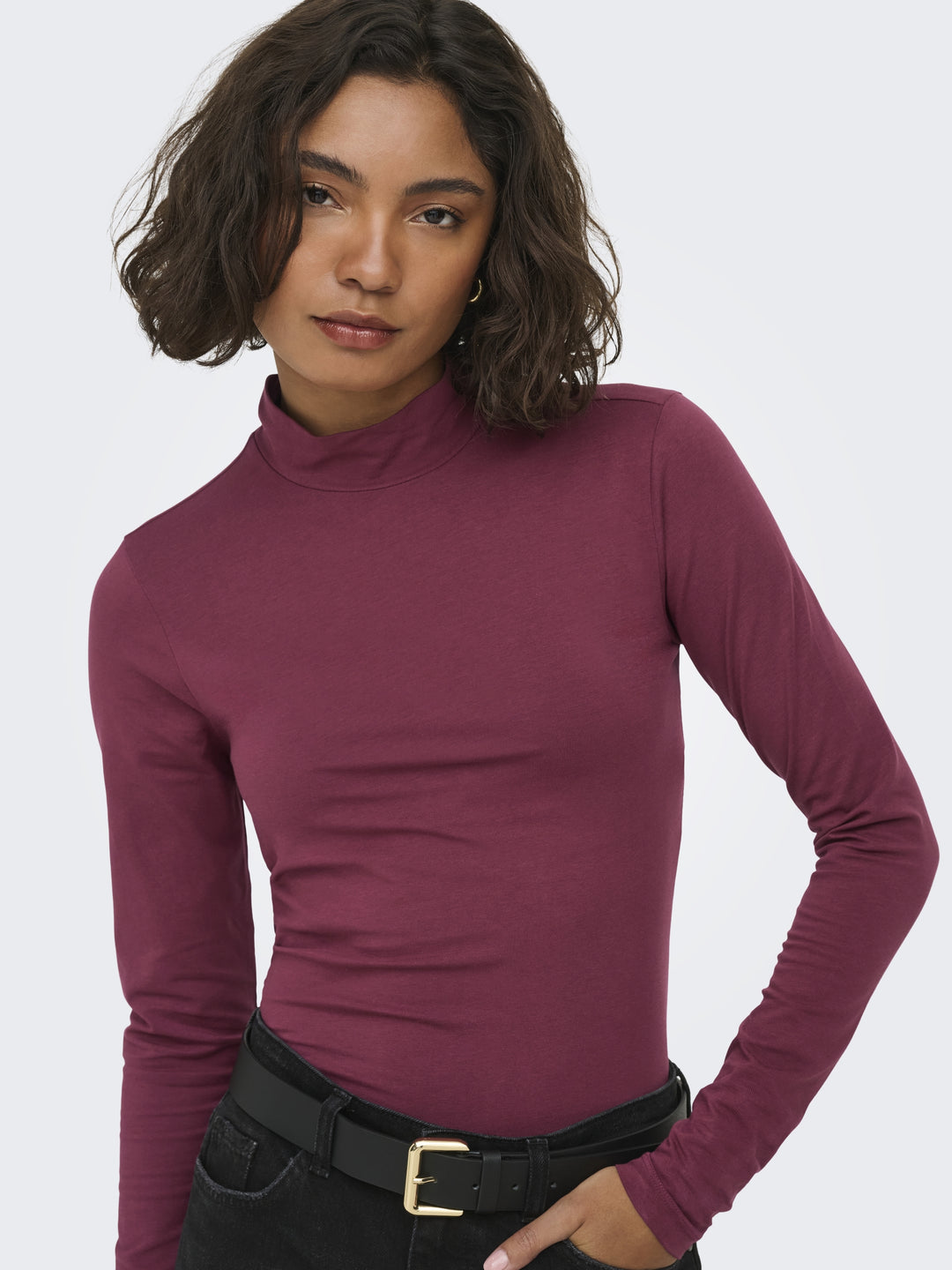 JDYAVA NEW TURTLENECK TOP JRS NOOS, Windsor Wine 193785 Bild 7