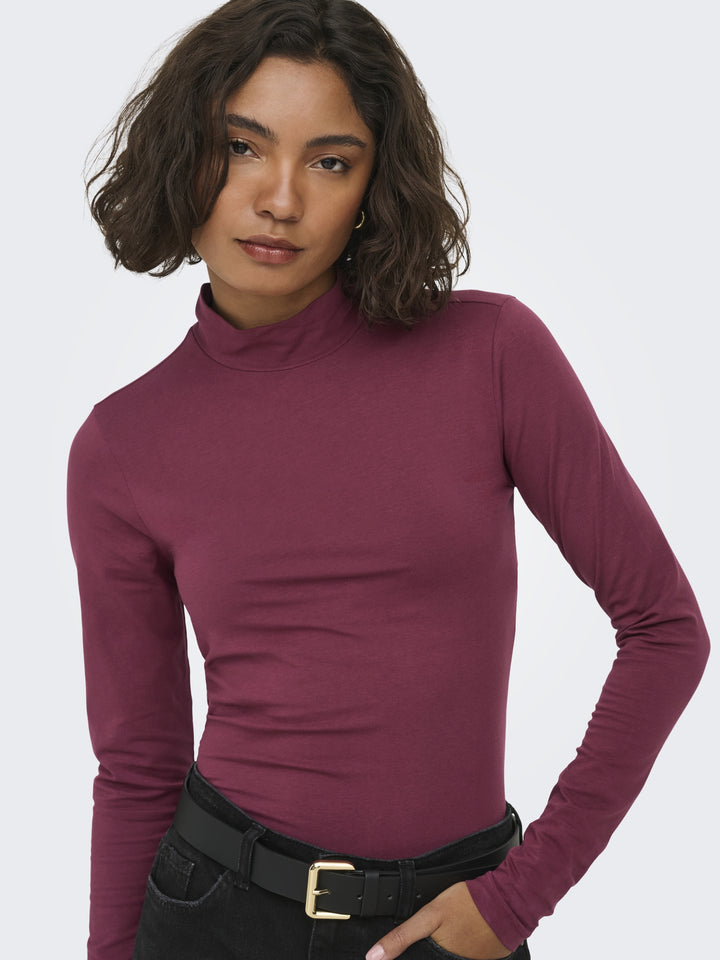 JDYAVA NEW TURTLENECK TOP JRS NOOS, Windsor Wine 193785 Bild 7