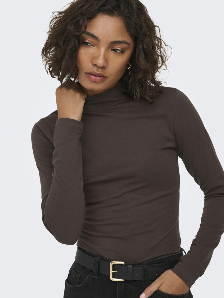 JDYAVA NEW TURTLENECK TOP JRS NOOS, Chocolate Torte 244915 Bild 3