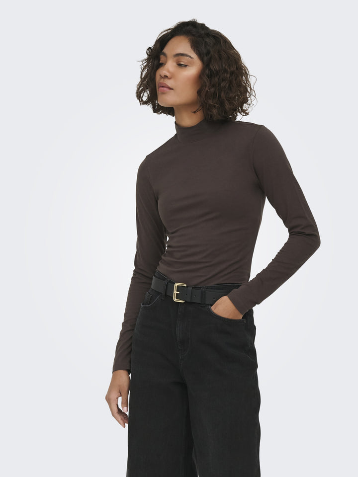JDYAVA NEW TURTLENECK TOP JRS NOOS, Chocolate Torte 244915 Bild 4